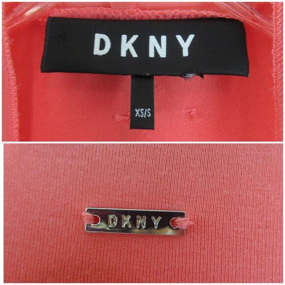 DKNY Jersey Knit Chiffon Open Front Cardigan Womens Size XS/S - Picture 11 of 11